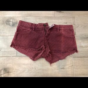 Burgundy 27 element shorts